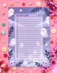 Violet Garden To-Do Digital Printable Planner
