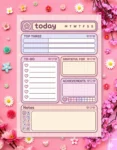 Sweet Daybook Digital Printable Planner