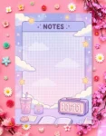 Cloudberry Notes Digital Printable Planner