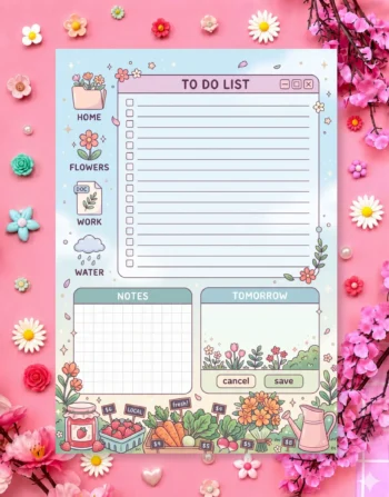 Seaside To-Do Digital Printable Planner
