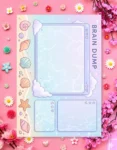 Lavender Cloudscape Digital Printable Planner