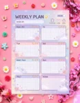 Violet Weekbook Digital Printable Planner
