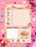 Pumpkin Spice Planner Digital Printable Planner