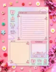 Blush Blossom Planner Digital Printable Planner