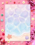 Bubbleglass Blue Digital Printable Planner