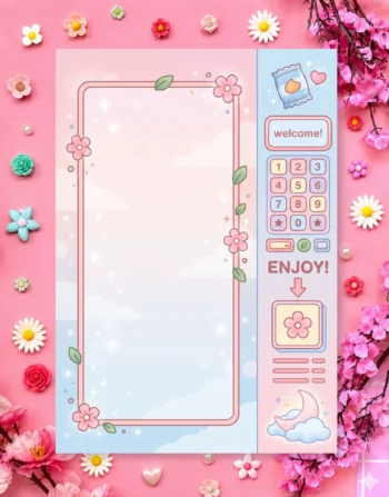 Blush Pocket Planner Digital Printable Planner