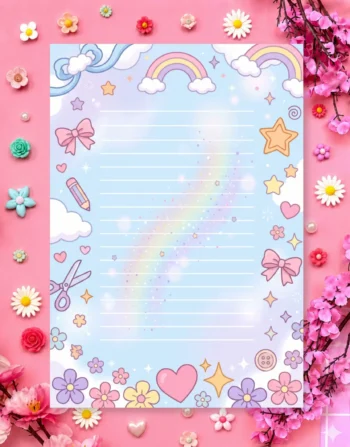 Rainbow Heartland Digital Printable Planner