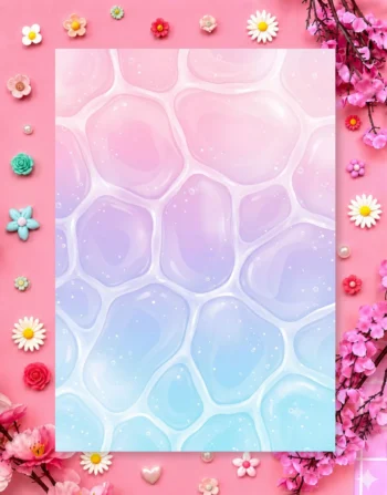 Bubbleglass Pink Digital Printable Planner