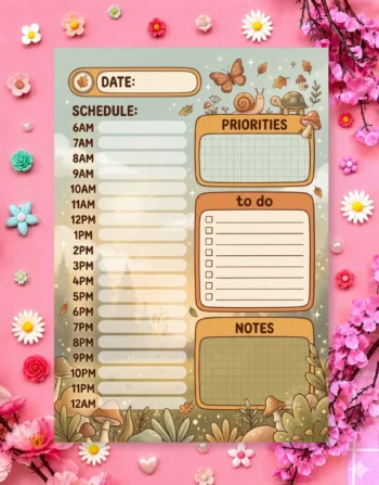 Autumn Garden Planner Digital Printable Planner