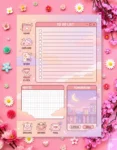 Blush Paper Diary Digital Printable Planner